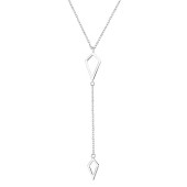 Colier argint model geometric DiAmanti Z1472N-DIA